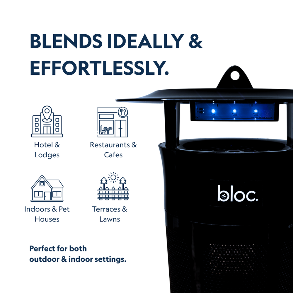 Bloc Mosquito & Insect Trap Pro – Indoor/Outdoor Use